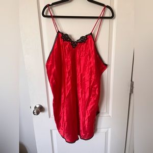Vintage Sears red nightgown